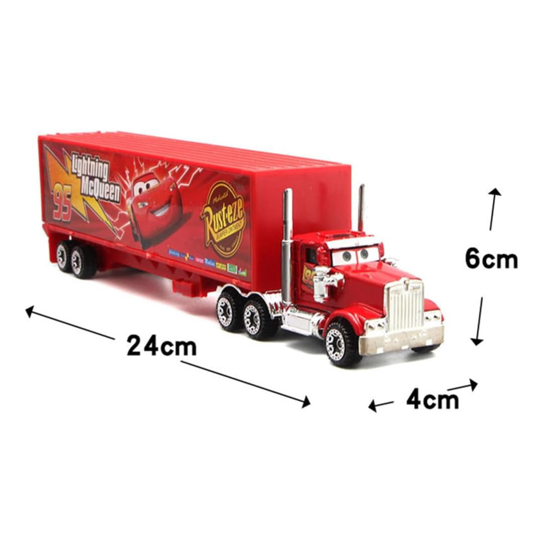 7pcs Disney Pixar Cars 3 Diecast Toy Set - Lightning McQueen & Jackson 1:55