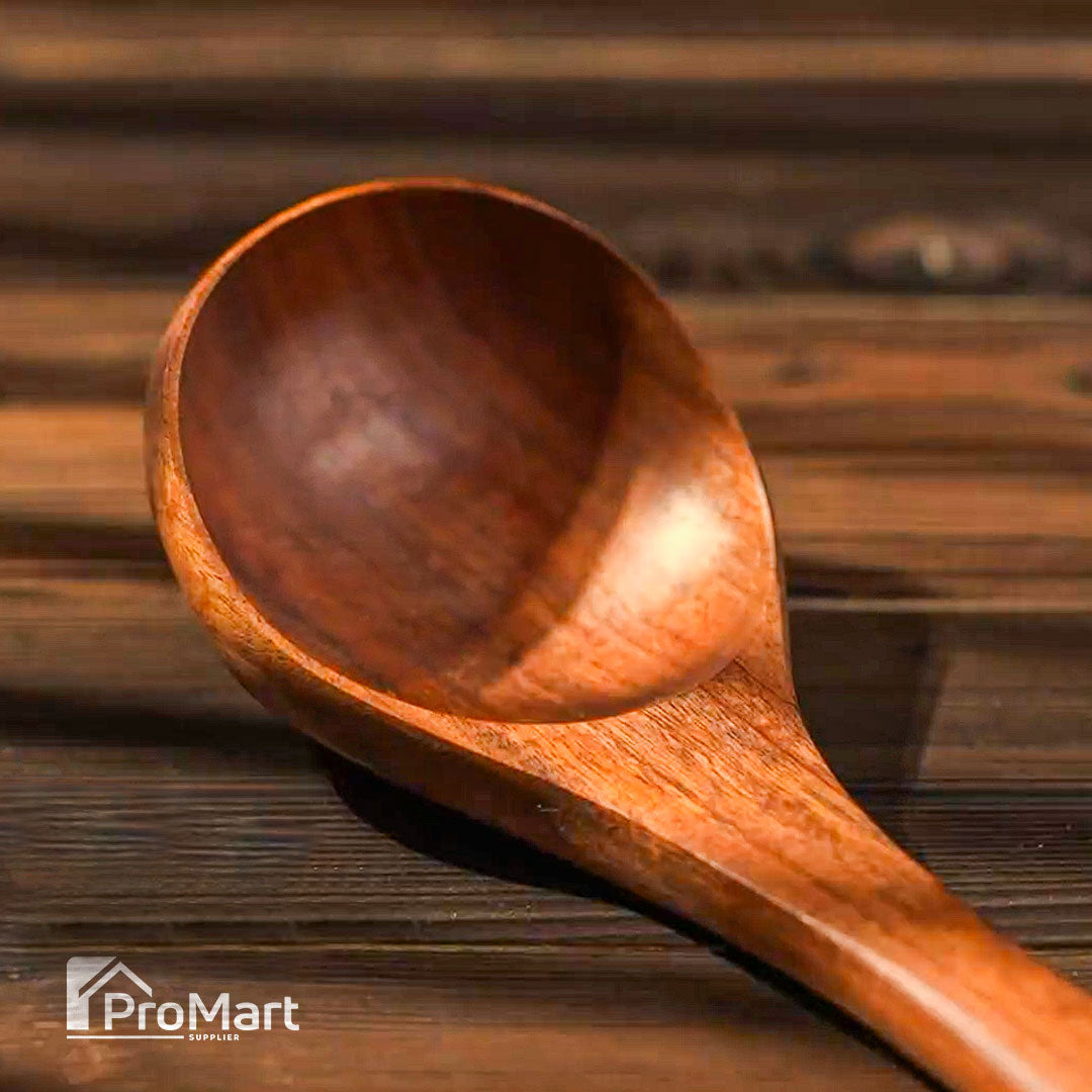 11 Pcs Wooden Kitchen Utensils Set with Holder – Cooking Spoons & Spatulas