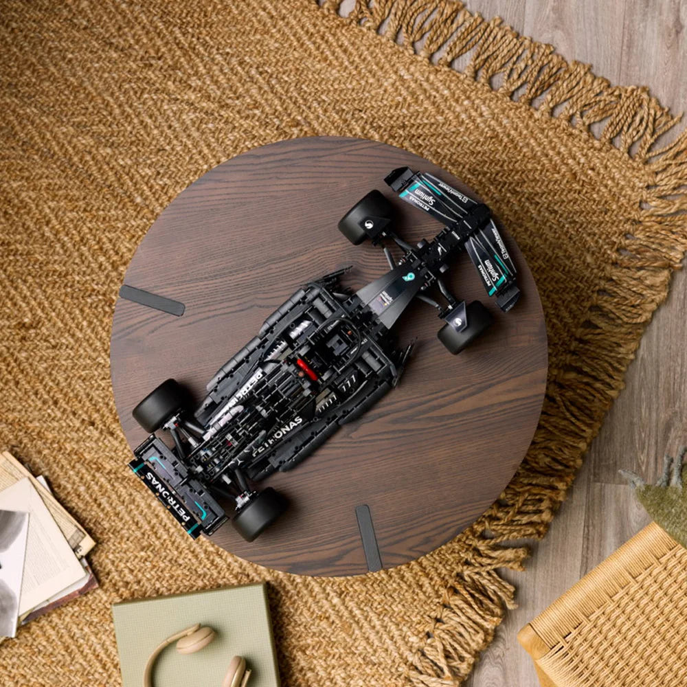 Creative DIY assembly vehicle made with ABS plastic bricks