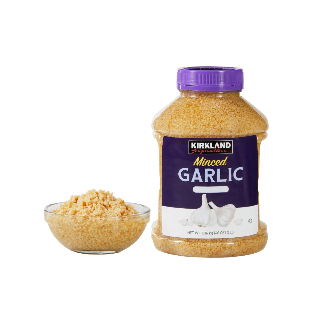 Kirkland Signature, Minced California Garlic, 48