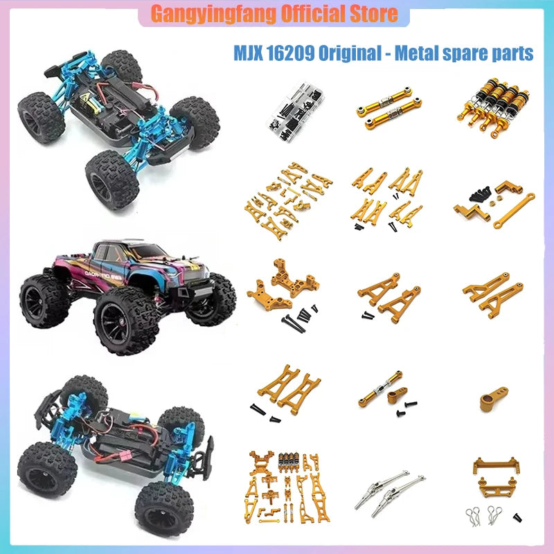 MJX H16 16207 16208 16209 16210 Metal 25T Servo Arm Servo Horn Steering Servo Link 1/16 RC Automotive Upgrade Parts Accessories