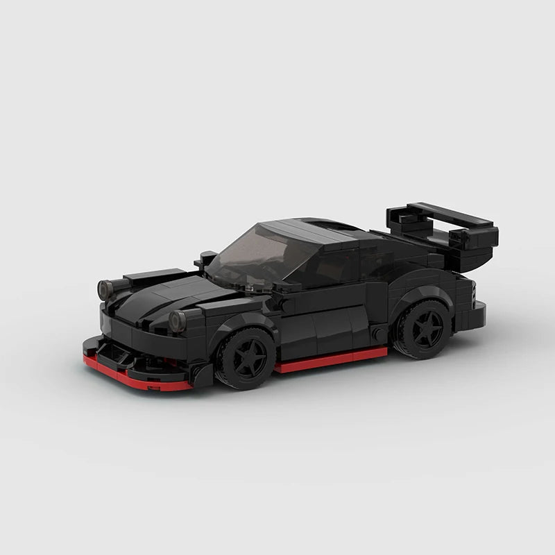 Champions City technical racer toy car – construction brick model