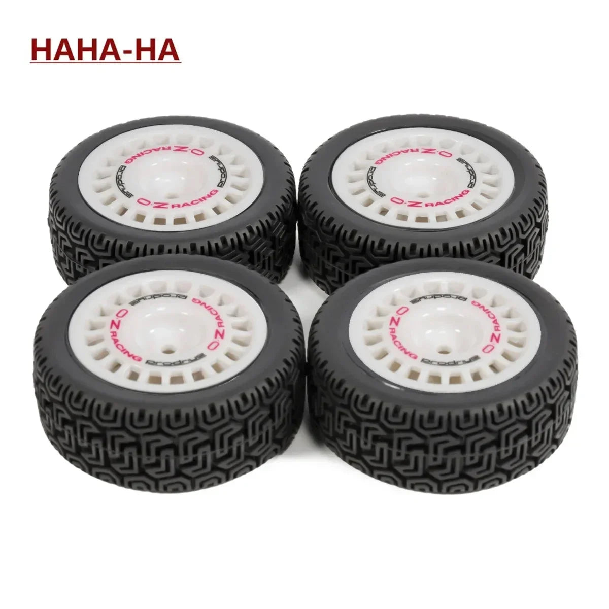 CARJPMX 12mm Glued Rubber Tire On Road Tyre Wheels for RC Rally Racing Car TT-01 TT-02 XV-01 PTG2 DF-03 TA06 HPI Upgrades Parts