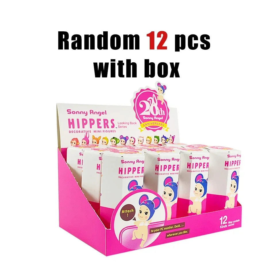 New Angel Fruit Animals Series Blind Box Anime Figure Cute Hippie Doll Trendy Car Mobile Phone Ornaments Kids Toy Birthday Gift