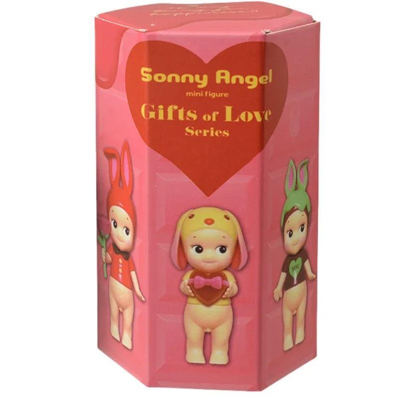 New Angel Fruit Animals Series Blind Box Anime Figure Cute Hippie Doll Trendy Car Mobile Phone Ornaments Kids Toy Birthday Gift