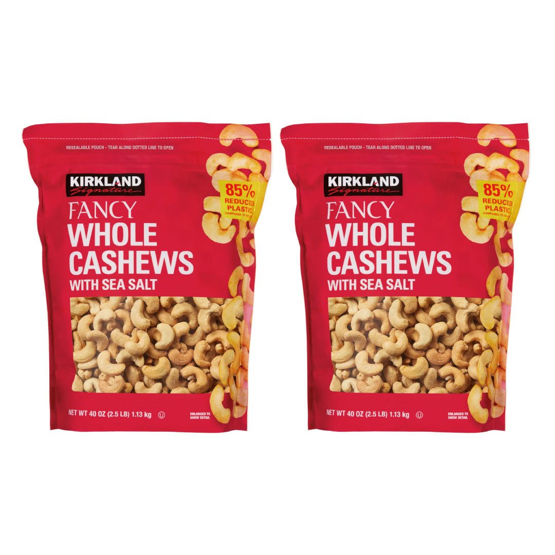 Kirkland Signature Fancy Whole Cashews, 2.5 lbs