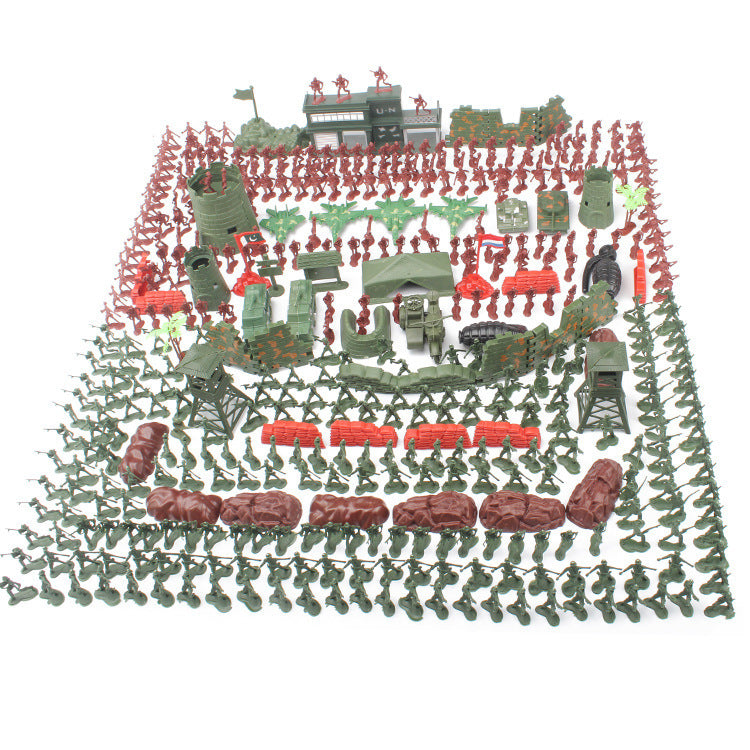 Small Soldier Model Set - 500 Pieces, 4cm Kids Toy Figures