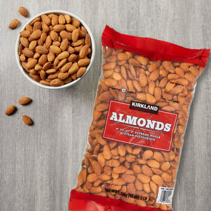 Kirkland Signature Supreme Whole Almonds, 3 lbs