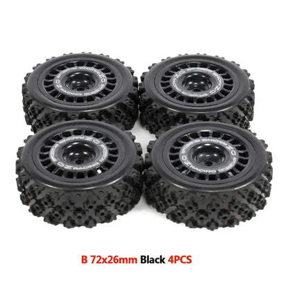 CARJPMX 12mm Glued Rubber Tire On Road Tyre Wheels for RC Rally Racing Car TT-01 TT-02 XV-01 PTG2 DF-03 TA06 HPI Upgrades Parts