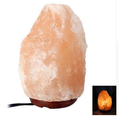 Rose Crystal Salt Lamp Night Light - Bedside Decorative Gift