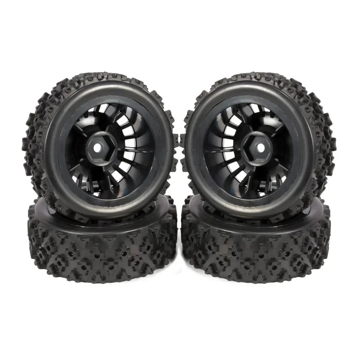CARJPMX 12mm Glued Rubber Tire On Road Tyre Wheels for RC Rally Racing Car TT-01 TT-02 XV-01 PTG2 DF-03 TA06 HPI Upgrades Parts