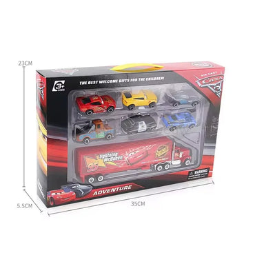 New 12pcs Disney Pixar Cars Back Force Lightning Mcqueen Jackson 6cm Storm Mater Model Car Accompanying Toys Kids Birthday Gifts