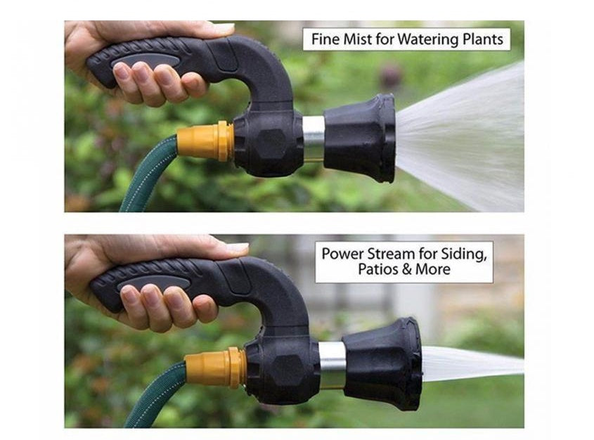 Adjustable Mighty Power Hose Nozzle for Garden, Car Washing, and Lawn Care