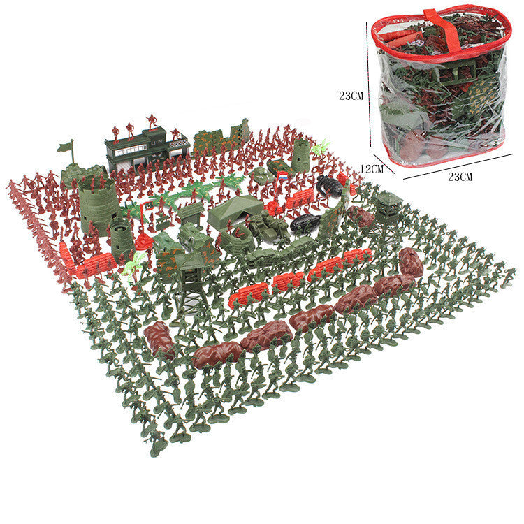 Small Soldier Model Set - 500 Pieces, 4cm Kids Toy Figures