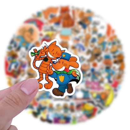 Dog Man Stickers Pack 10/30/55pcs Funny Cartoon Comic Decals for Kids, Laptops & Skateboards