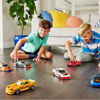 Metal Machines Speed Heroes Red – Buildable Race Car Toy with Lights, Sounds & 20+ Surprises