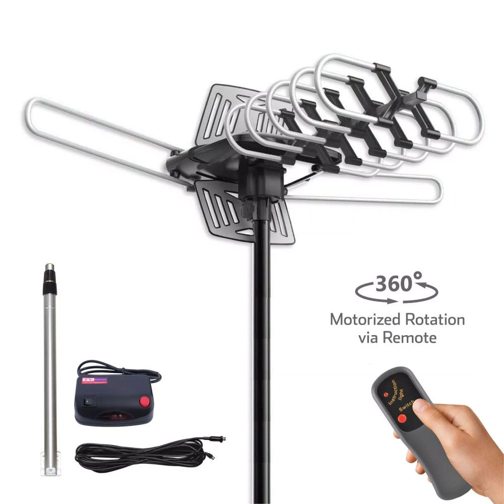 Outdoor HDTV Antenna 1080P Amplified UHF/VHF