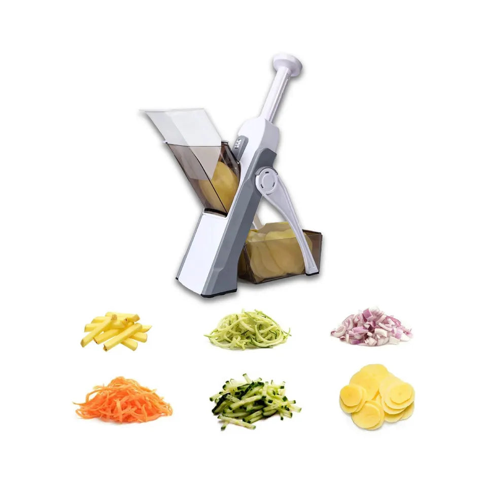Safe vegetable chopper and slicer