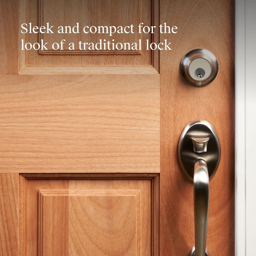 Level Lock Touch Edition (Satin Nickel) – Smart Lock with Keyless Entry