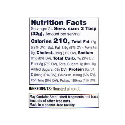 almond butter creamy