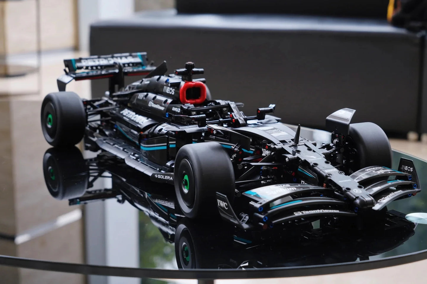 building blocks race car