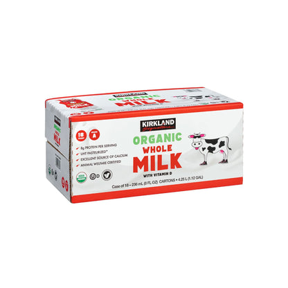 kirkland organic whole milk