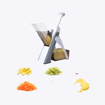 Safe Mandoline Slicer 5 in 1 Vegetable Chopper